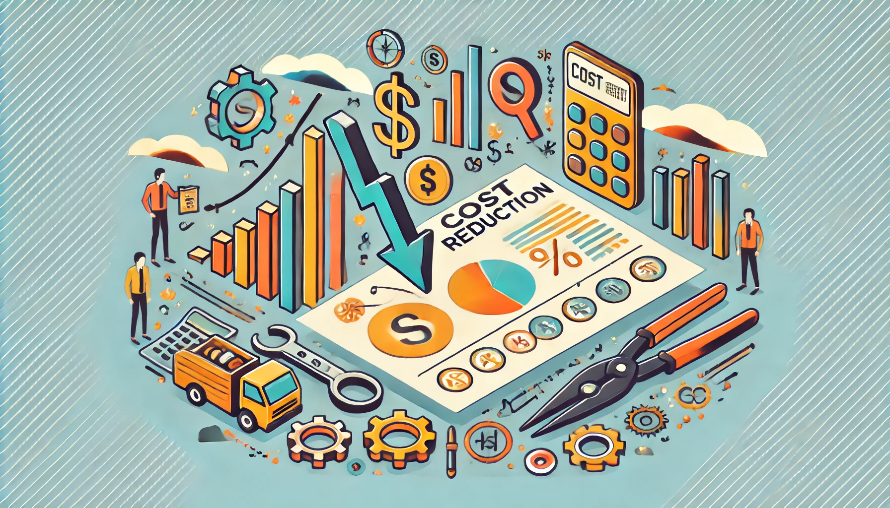 Cost Reduction Clipart